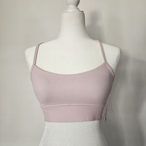 Lululemon Flow Y Longline Bra Nulu *Light Support, A-C Cups | size 6 | flush pin